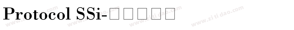 Protocol SSi字体转换
